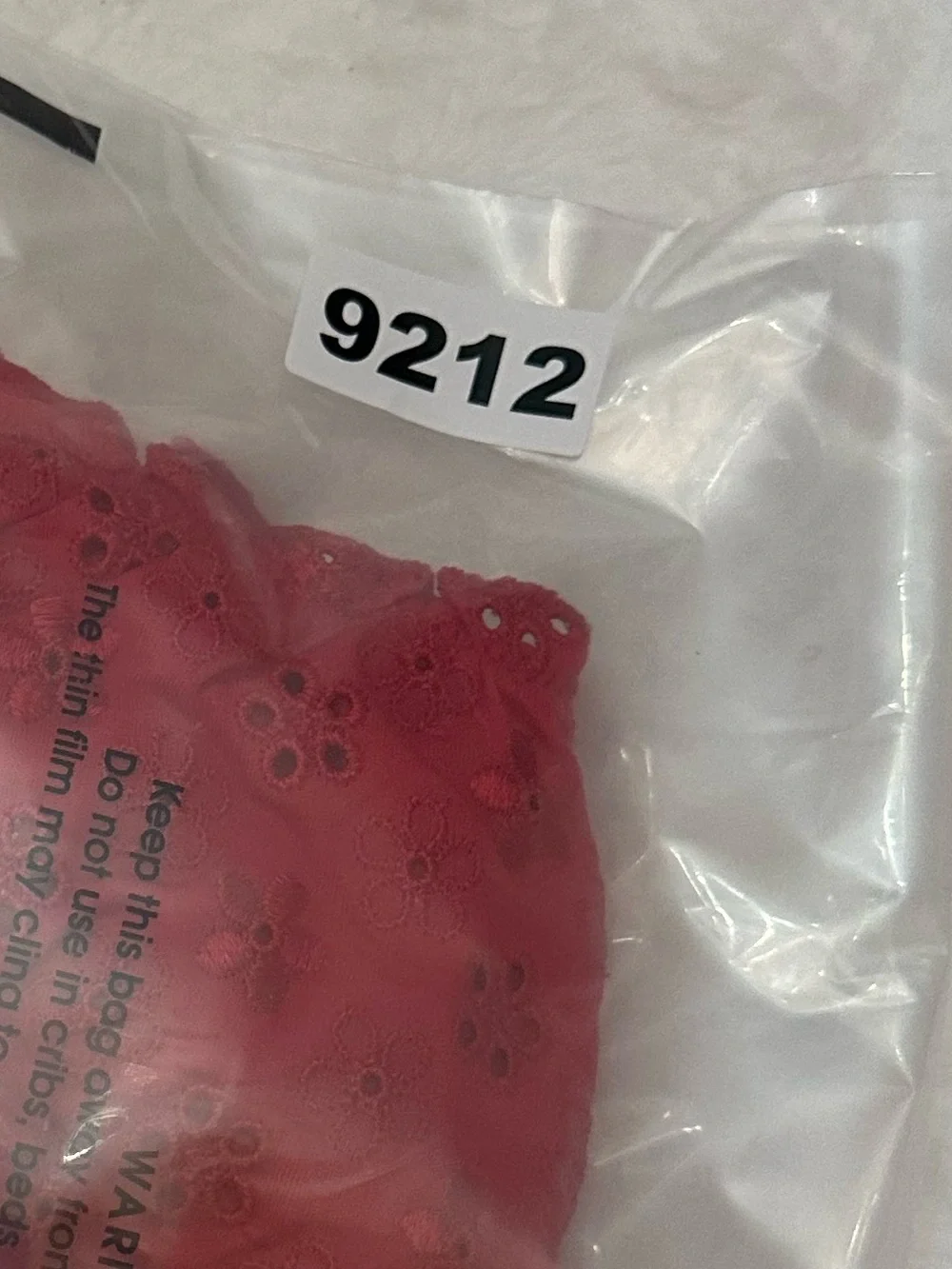 New! PINK x Frankies Bikinis Red Hudson Eyelet Cheeky Bikini Bottom 39212